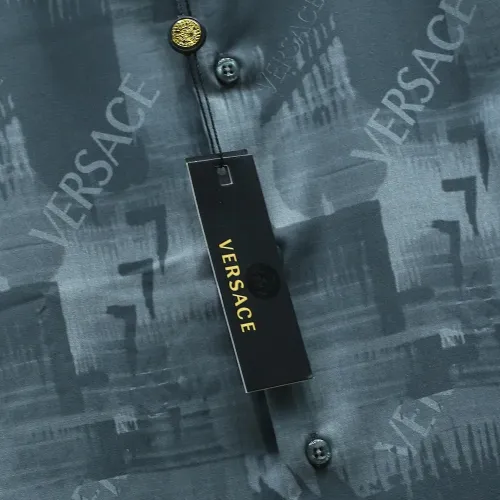 Replica Versace Shirts Long Sleeved For Men #1443747 $40.00 USD for Wholesale