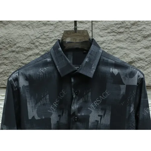 Replica Versace Shirts Long Sleeved For Men #1443748 $40.00 USD for Wholesale