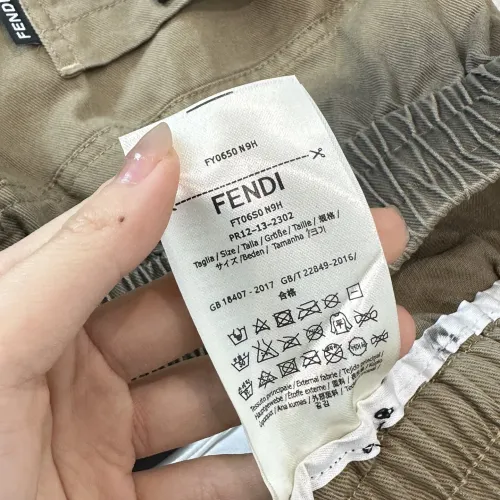 Replica Fendi Pants For Men #1443890 $82.00 USD for Wholesale