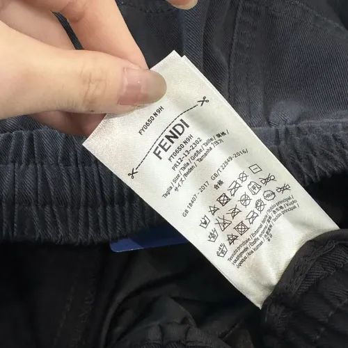 Replica Fendi Pants For Men #1443892 $82.00 USD for Wholesale