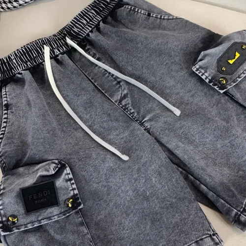 Replica Fendi Pants For Men #1443912 $88.00 USD for Wholesale