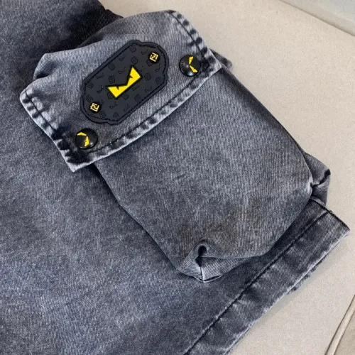 Replica Fendi Pants For Men #1443912 $88.00 USD for Wholesale