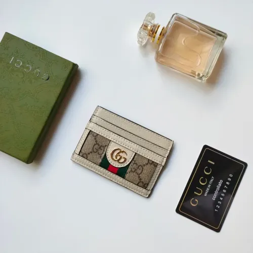 Replica Gucci Card Holders #1443997 $27.00 USD for Wholesale