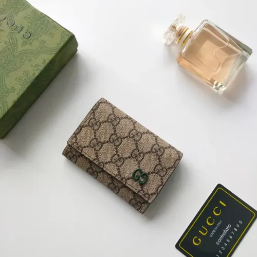 Replica Gucci Card Holders #1444008 $34.00 USD for Wholesale