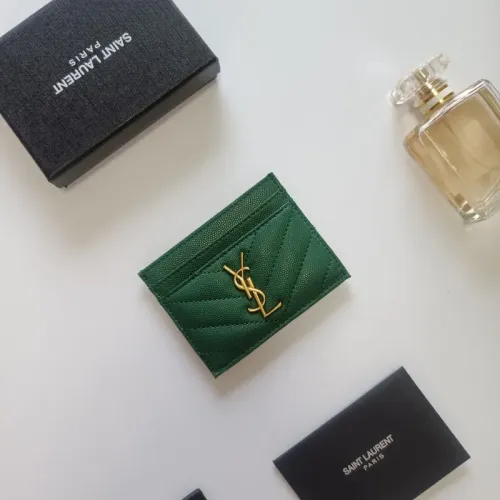 Cheap Yves Saint Laurent YSL Card Holders #1444061, $$27.00 USD On Yves Saint Laurent YSL Wallets