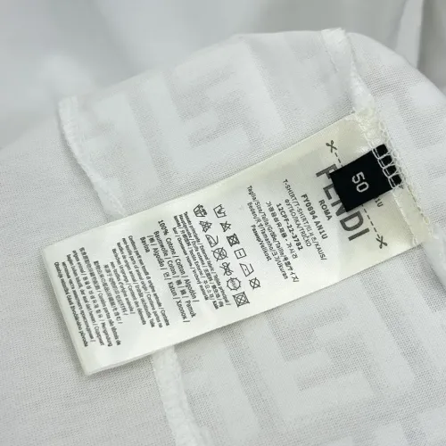 Replica Fendi T-Shirts Short Sleeved For Men #1444092 $80.00 USD for Wholesale