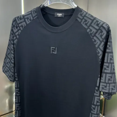 Replica Fendi T-Shirts Short Sleeved For Men #1444093 $80.00 USD for Wholesale
