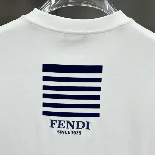 Replica Fendi T-Shirts Short Sleeved For Men #1444120 $80.00 USD for Wholesale