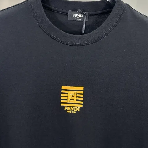 Replica Fendi T-Shirts Short Sleeved For Men #1444121 $80.00 USD for Wholesale