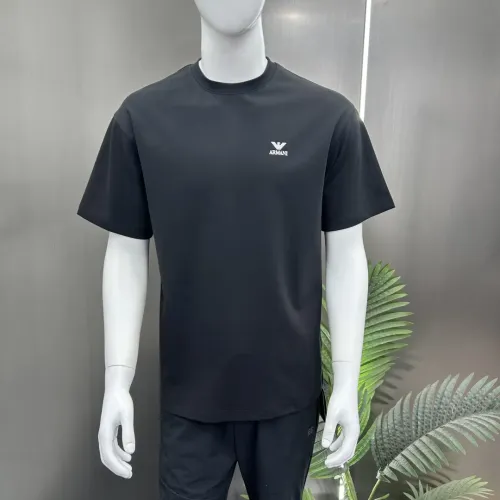 Replica Armani T-Shirts Short Sleeved For Men #1444158 $56.00 USD for Wholesale