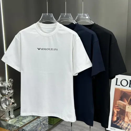 Replica Armani T-Shirts Short Sleeved For Men #1444244 $56.00 USD for Wholesale