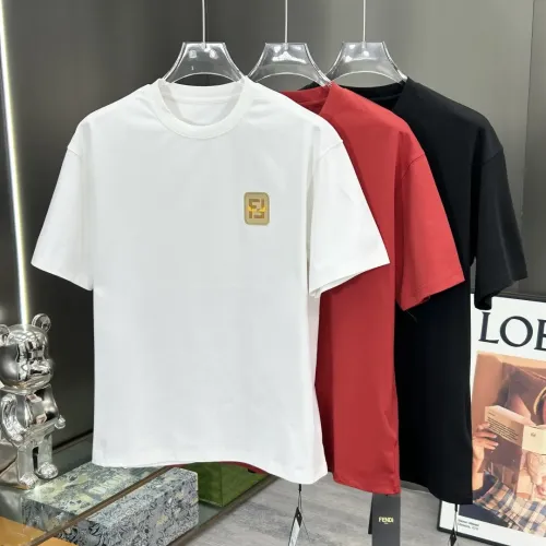 Replica Fendi T-Shirts Short Sleeved For Men #1444247 $56.00 USD for Wholesale