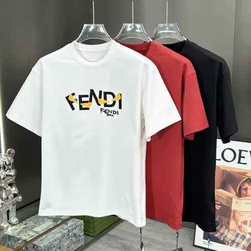 Replica Fendi T-Shirts Short Sleeved For Men #1444266 $56.00 USD for Wholesale