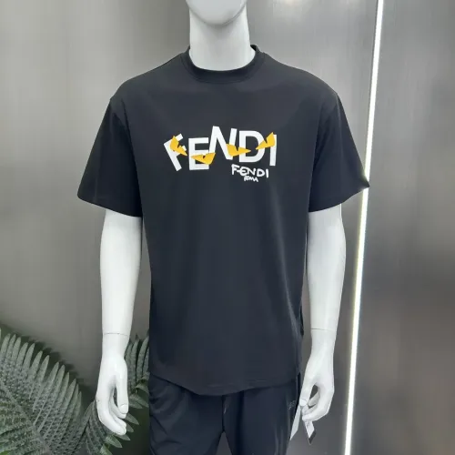 Replica Fendi T-Shirts Short Sleeved For Men #1444266 $56.00 USD for Wholesale
