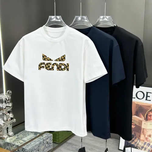 Replica Fendi T-Shirts Short Sleeved For Men #1444268 $56.00 USD for Wholesale