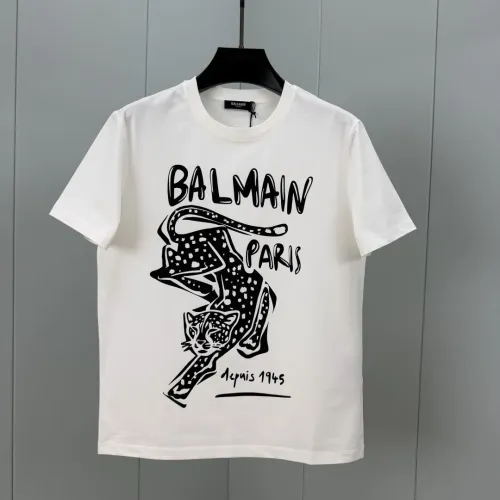 Cheap Balmain T-Shirts Short Sleeved For Unisex #1444320, $$72.00 USD On Balmain T-Shirts