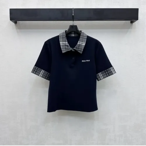 Replica MIU MIU Tracksuits Short Sleeved For Women #1444398 $122.00 USD for Wholesale