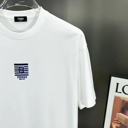 Replica Fendi T-Shirts Short Sleeved For Men #1444429 $80.00 USD for Wholesale