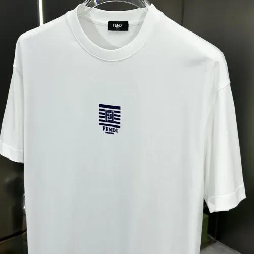 Replica Fendi T-Shirts Short Sleeved For Men #1444429 $80.00 USD for Wholesale