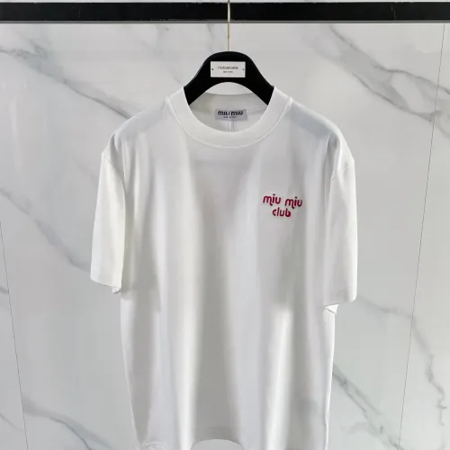 Cheap MIU MIU T-Shirts Short Sleeved For Unisex #1444454, $$72.00 USD On MIU MIU T-Shirts