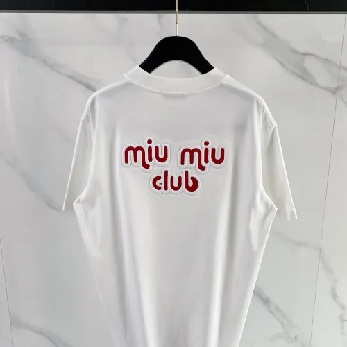 Replica MIU MIU T-Shirts Short Sleeved For Unisex #1444454 $72.00 USD for Wholesale
