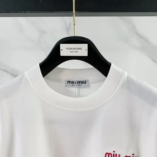 Replica MIU MIU T-Shirts Short Sleeved For Unisex #1444454 $72.00 USD for Wholesale