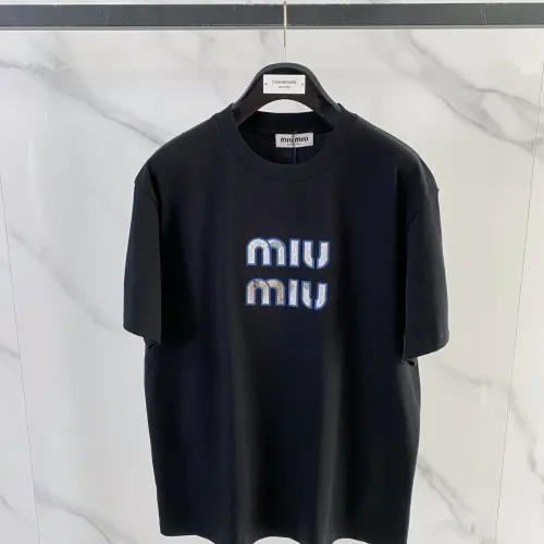 Cheap MIU MIU T-Shirts Short Sleeved For Unisex #1444455, $$72.00 USD On MIU MIU T-Shirts