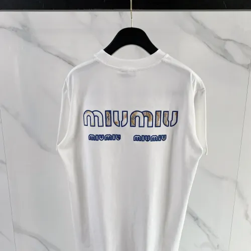 Replica MIU MIU T-Shirts Short Sleeved For Unisex #1444456 $72.00 USD for Wholesale