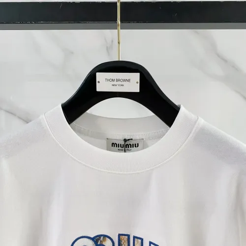 Replica MIU MIU T-Shirts Short Sleeved For Unisex #1444456 $72.00 USD for Wholesale