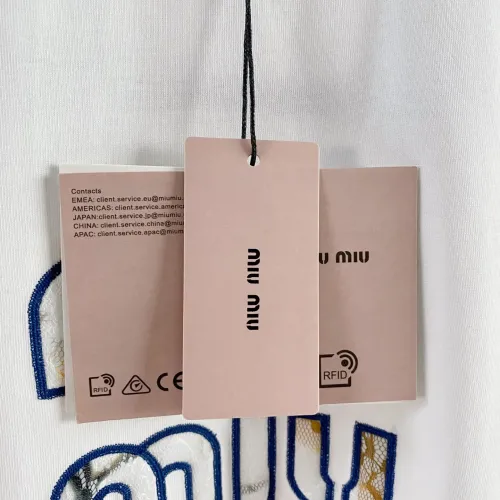 Replica MIU MIU T-Shirts Short Sleeved For Unisex #1444456 $72.00 USD for Wholesale