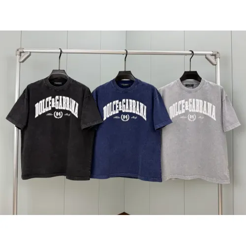 Replica Dolce & Gabbana D&G T-Shirts Short Sleeved For Unisex #1444457 $72.00 USD for Wholesale