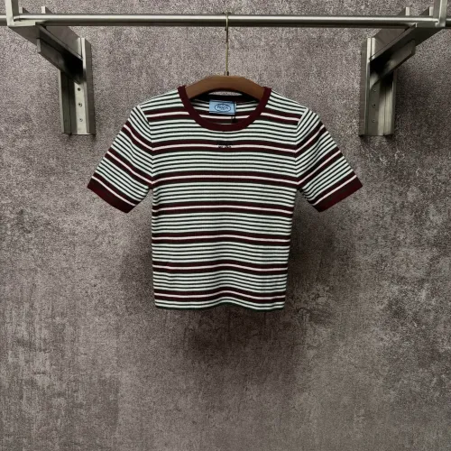 Cheap Prada T-Shirts Short Sleeved For Women #1444590, $$56.00 USD On Prada T-Shirts