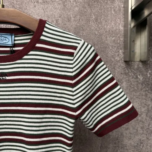Replica Prada T-Shirts Short Sleeved For Women #1444590 $56.00 USD for Wholesale