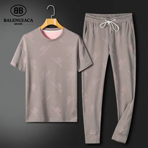 Cheap Balenciaga Fashion Tracksuits Short Sleeved For Men #1444748, $$92.00 USD On Balenciaga Fashion Tracksuits