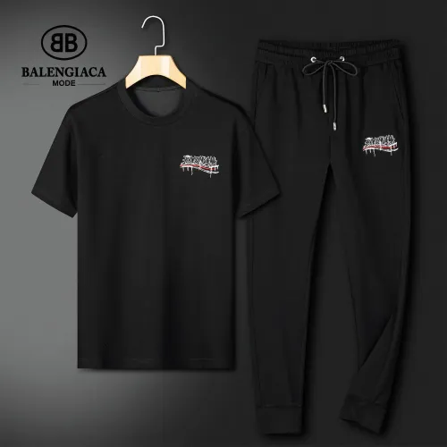 Cheap Balenciaga Fashion Tracksuits Short Sleeved For Men #1444762, $$92.00 USD On Balenciaga Fashion Tracksuits