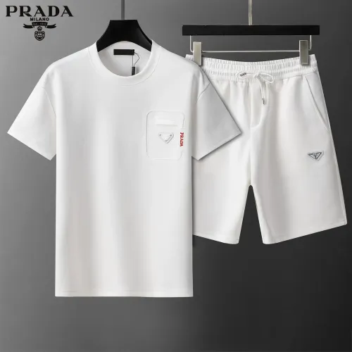 Cheap Prada Tracksuits Short Sleeved For Men #1444870, $$80.00 USD On Prada Tracksuits