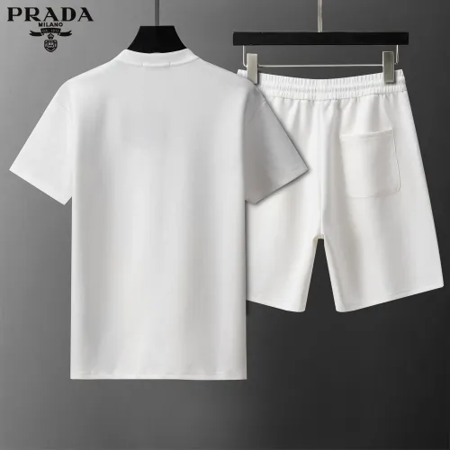 Replica Prada Tracksuits Short Sleeved For Men #1444870 $80.00 USD for Wholesale