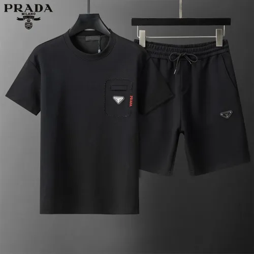 Cheap Prada Tracksuits Short Sleeved For Men #1444871, $$80.00 USD On Prada Tracksuits