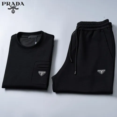 Replica Prada Tracksuits Short Sleeved For Men #1444871 $80.00 USD for Wholesale