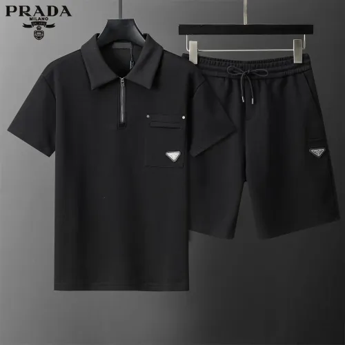 Cheap Prada Tracksuits Short Sleeved For Men #1444872, $$80.00 USD On Prada Tracksuits