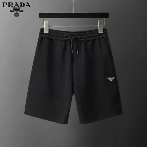 Replica Prada Tracksuits Short Sleeved For Men #1444872 $80.00 USD for Wholesale