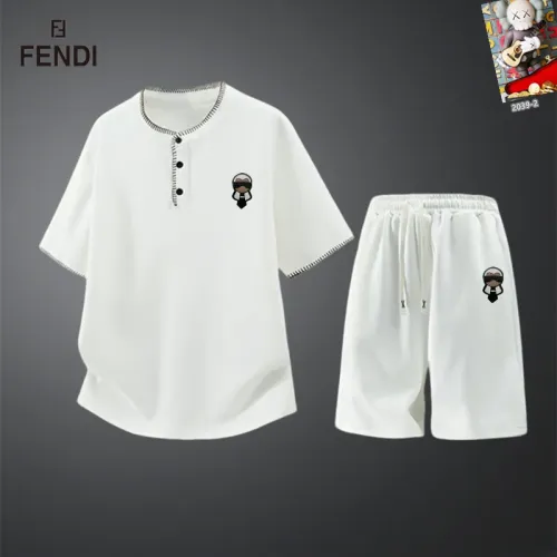 Cheap Fendi Tracksuits Short Sleeved For Men #1444910, $$56.00 USD On Fendi Tracksuits