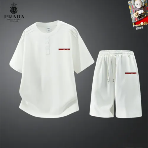 Cheap Prada Tracksuits Short Sleeved For Men #1444926, $$56.00 USD On Prada Tracksuits