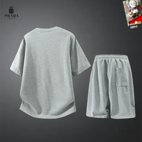 Replica Prada Tracksuits Short Sleeved For Men #1444960 $56.00 USD for Wholesale