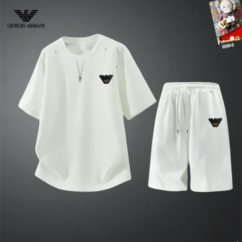 Cheap Armani Tracksuits Short Sleeved For Men #1444967, $$56.00 USD On Armani Tracksuits