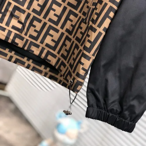 Replica Fendi Jackets Long Sleeved For Men #1444980 $60.00 USD for Wholesale