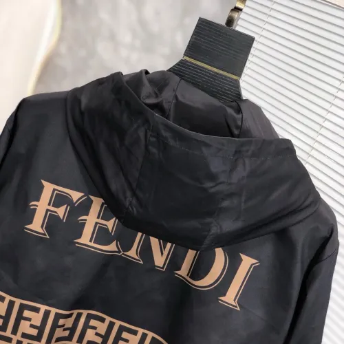 Replica Fendi Jackets Long Sleeved For Men #1444980 $60.00 USD for Wholesale
