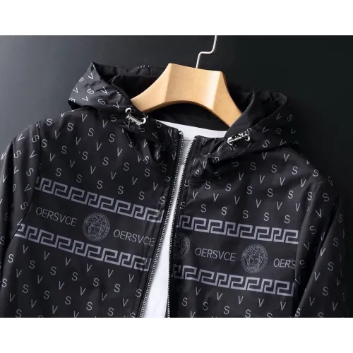 Replica Versace Jackets Long Sleeved For Men #1444981 $60.00 USD for Wholesale