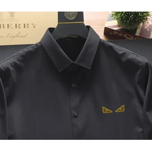 Replica Fendi Shirts Long Sleeved For Unisex #1445276 $40.00 USD for Wholesale