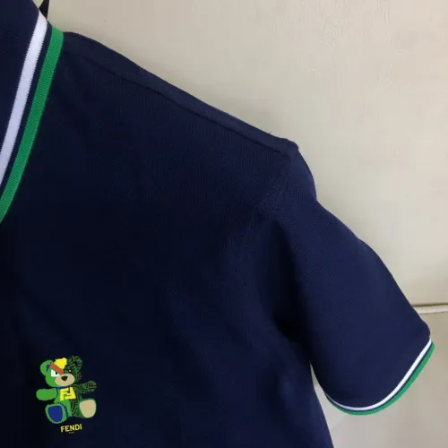 Replica Fendi T-Shirts Short Sleeved For Men #1445368 $29.00 USD for Wholesale